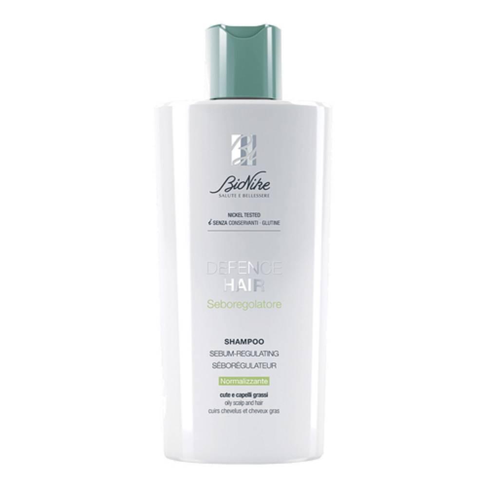bionike shampoo seboregolatore defence hair per capelli grassi - normalizzante e purificante, 200 ml - foto 1