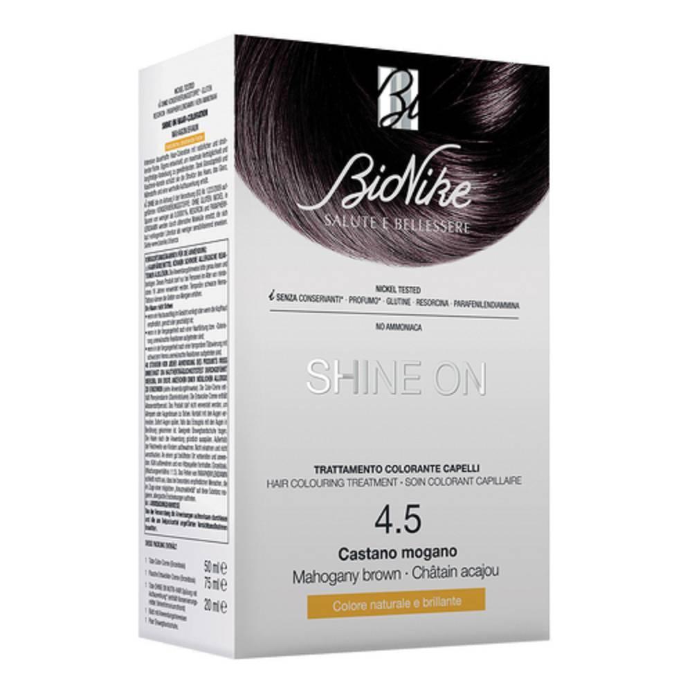 bionike trattamento colorante per capelli shine on con protezione e nutrimento - copertura capelli bianchi e ravvivamento colore naturale - foto 1
