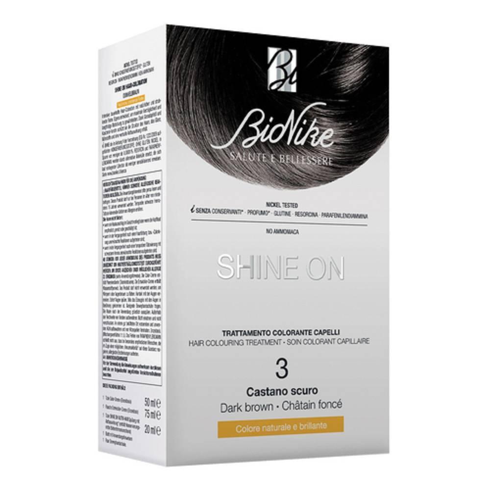 bionike trattamento colorante per capelli shine on cast scu3 - colorazione alta performance e protezione per capelli nutriti e lucenti - foto 1