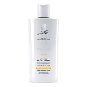 Shampoo ristrutturante shine on nutriente per capelli danneggiati e colorati - volume e lucentezza 200 ml