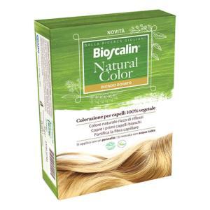 Colorazione vegetale  natural color biondo dorato per coprire capelli bianchi con riflessi brillanti e naturali - 100% vegetale e cruelty free