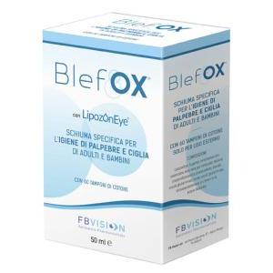 Schiuma delicata per igiene di palpebre e ciglia - blefox 50ml per blefariti e infezioni oculari
