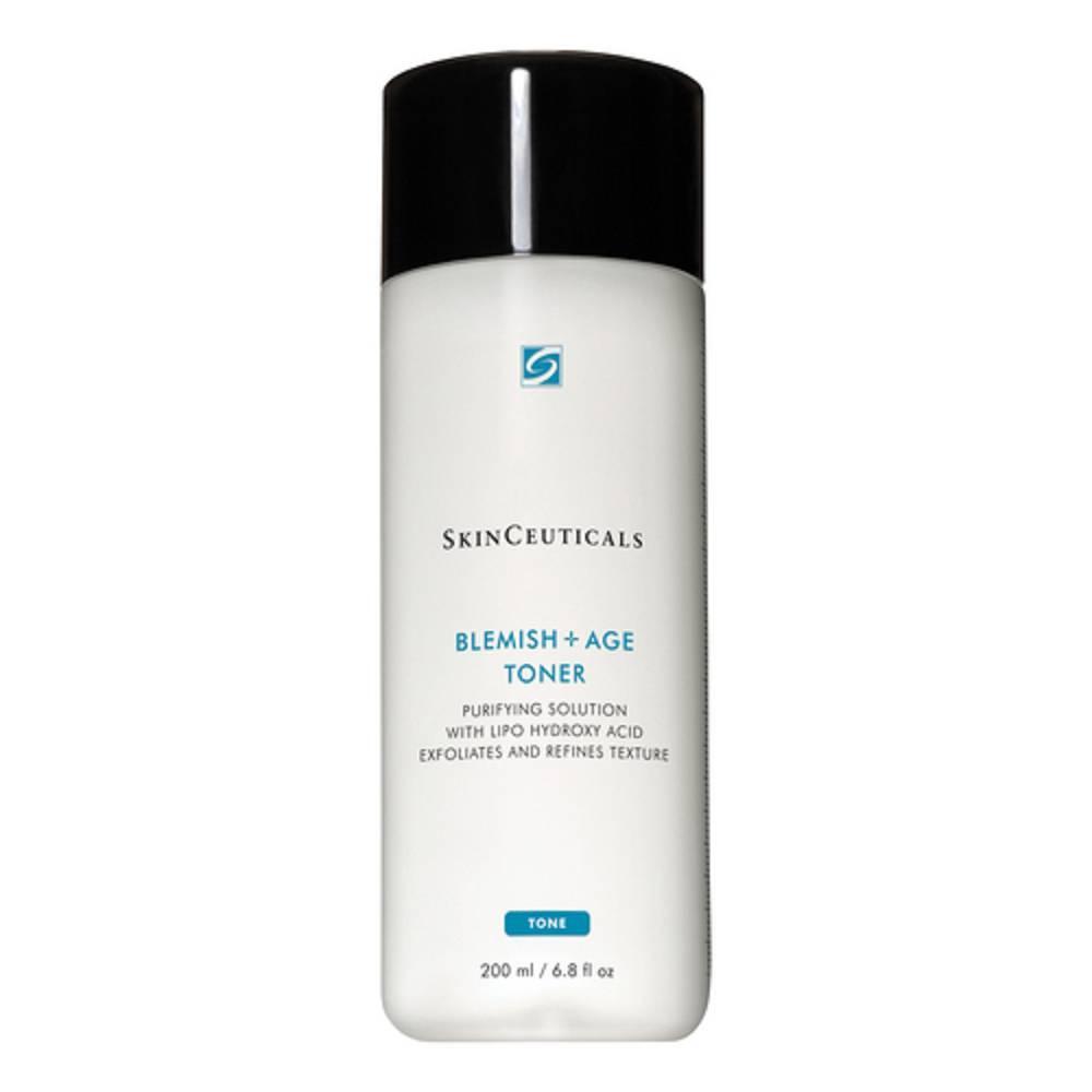 skinceuticals tonico esfoliante blemish+age solution 200ml per pelle grassa e mista con acido salicilico e glicolico per purificare i pori - foto 1