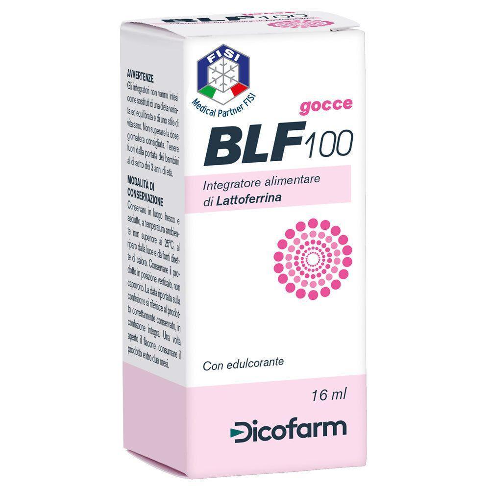 dicofarm gocce di lattoferrina 100 mg - integratore alimentare 16 ml per il sistema immunitario, senza glutine e senza lattosio - foto 1