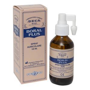 Spray auricolare boral plus per rimuovere impurità e creare barriera difensiva - flacone spray da 100 ml per un'azione efficace e sicura