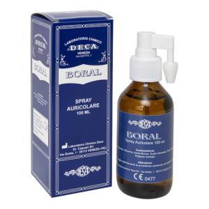 Spray auricolare boral 100ml per rimozione impurità e protezione da agenti patogeni esterni