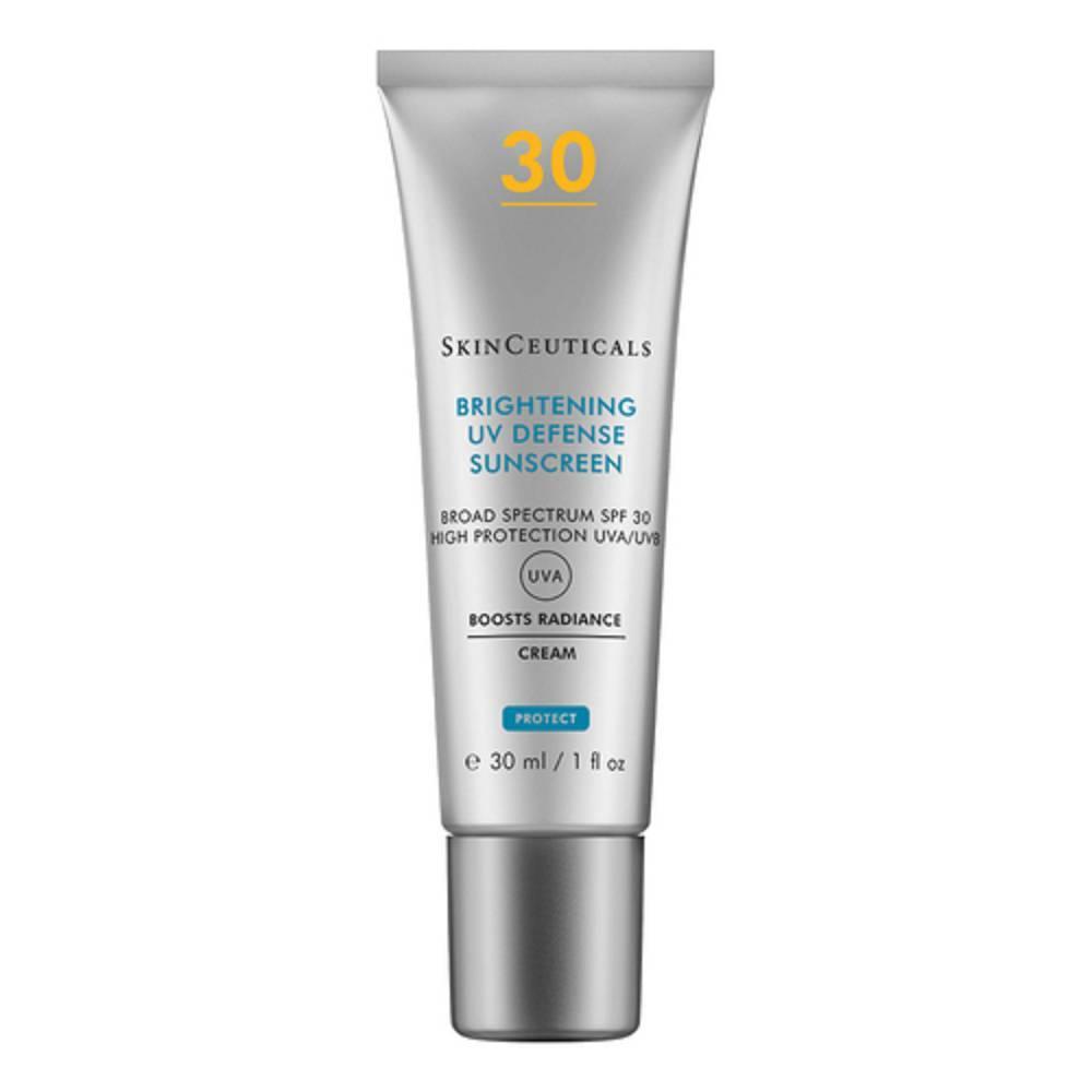 skinceuticals protezione solare idratante illuminante con spf 30 per pelle normale e secca - brightening uv defense - foto 1