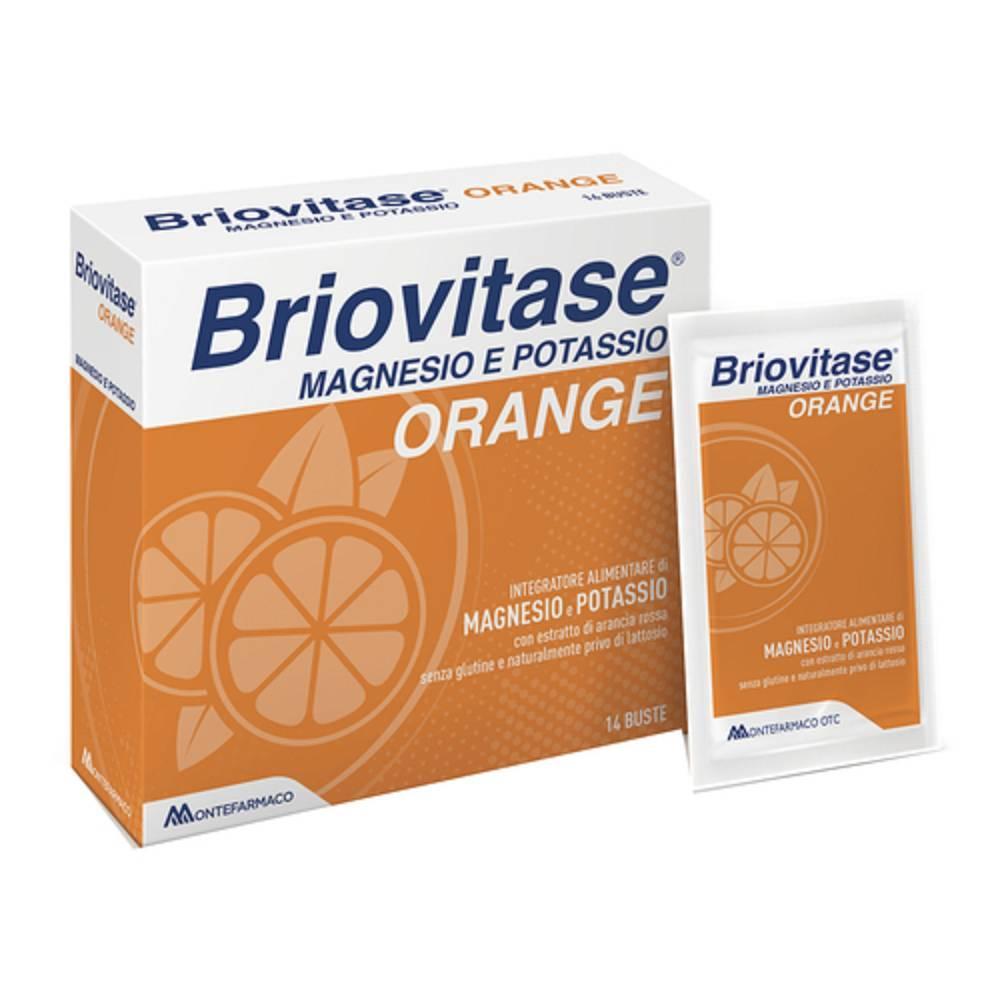 briovitase integratore alimentare briovitase orange 14 buste con magnesio e potassio per ridurre stanchezza e affaticamento - foto 1
