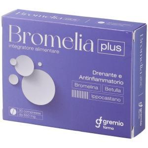 Integratore alimentare drenante e antinfiammatorio bromelina plus 30 compresse per apparato muscolo scheletrico