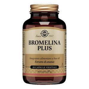 Integratore alimentare bromelina plus 60 capsule vegetali per digestione e drenaggio liquidi corporei, supporto al microcircolo e cellulite