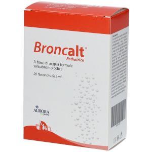 Broncalt pediatrico dispositivo medico ce per trattamento raffreddamento, rinite, sinusite e bronchite - confezione da 20 flaconcini da 2 ml