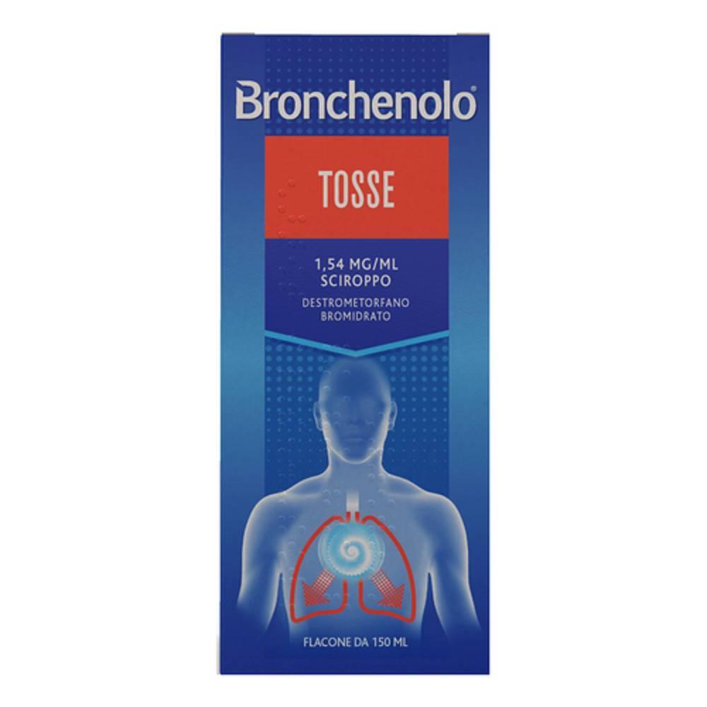 bronchenolo sciroppo per tosse bronchenolo 150ml - trattamento efficace per tosse secca e persistente con destrometorfano - foto 1