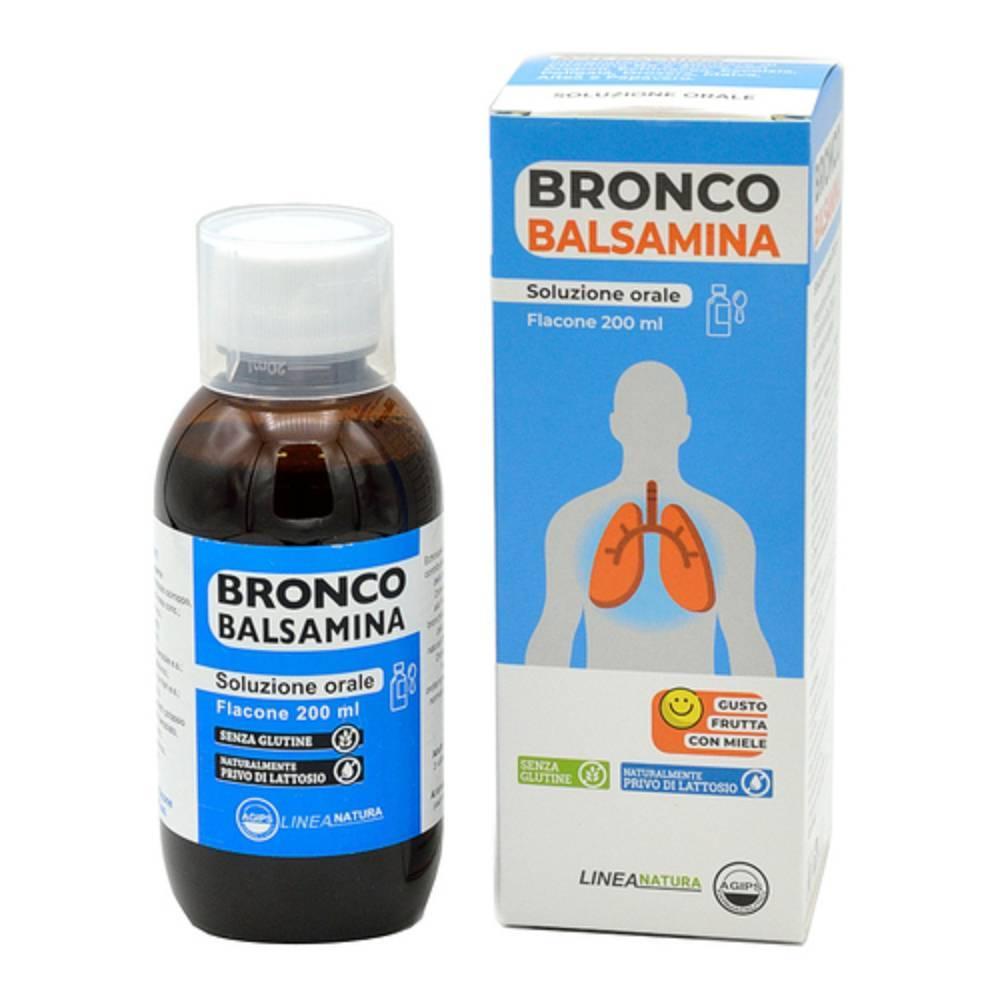 agips farmaceutici bronco balsamina sol orale 200 ml - integratore per vie respiratorie con vitamina b6, zinco e estratti vegetali per benessere gola e difese naturali - foto 1