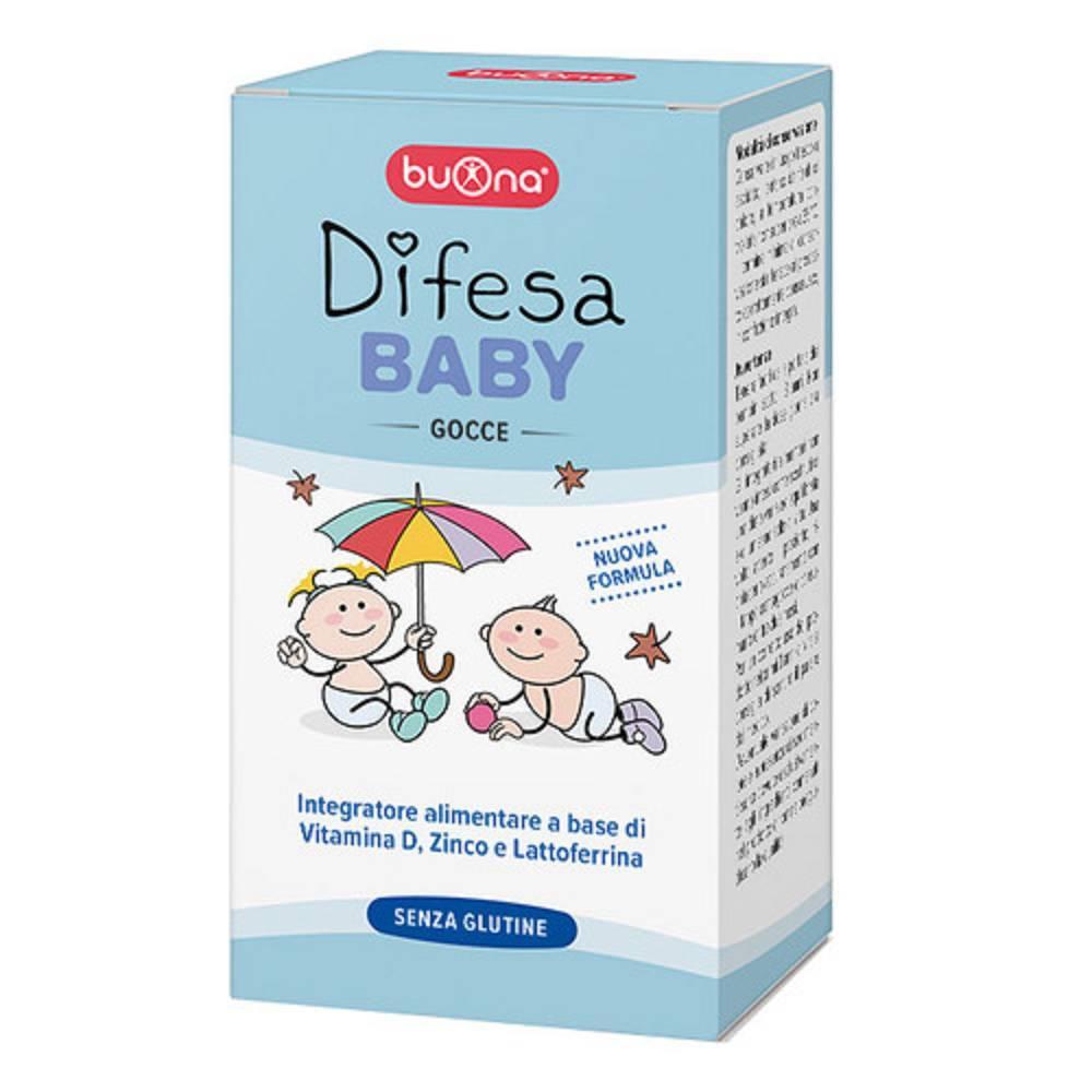 buona integratore alimentare buona difesa baby 20ml per il sistema immunitario di bambini e lattanti con zinco e vitamina d - foto 1