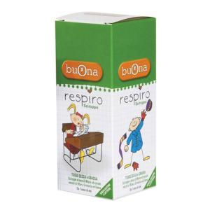 Sciroppo  respiro 140ml per il benessere delle vie respiratorie nei bambini a partire da 1 anno, coadiuvante per tosse secca e grassa