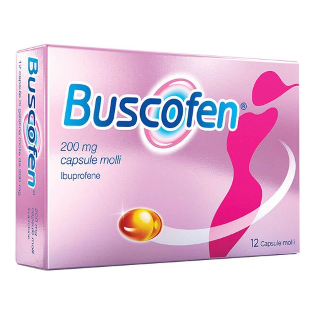 buscofen buscofen 12 compresse molli 200 mg - antinfiammatorio e analgesico per il trattamento del dolore e della febbre con avvertenze di sicurezza - foto 1