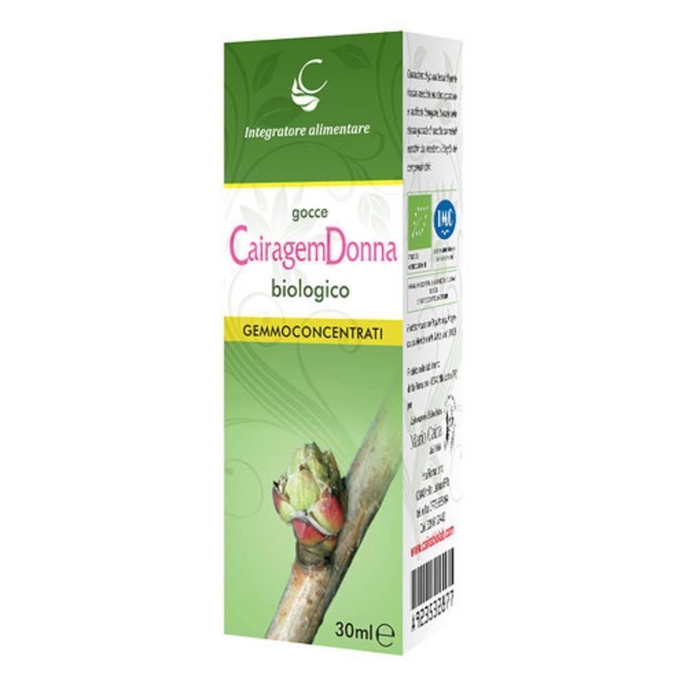 caira laboratorio erboristico integratore alimentare cairagem donna bio gocce 30ml per il benessere femminile con rubus idaeus e limone - foto 1