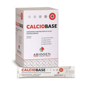 Integratore alimentare calciobase in stick da 10ml - calcio citrato per ossa forti e funzione muscolare, senza zuccheri, 30 stick
