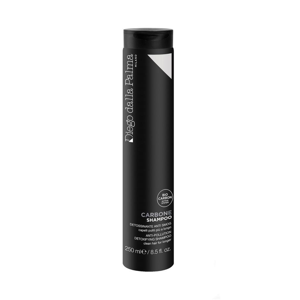 diego dalla palma shampoo al carbone attivo 250ml - deterge, purifica e nutre per capelli vitali e puri - foto 1