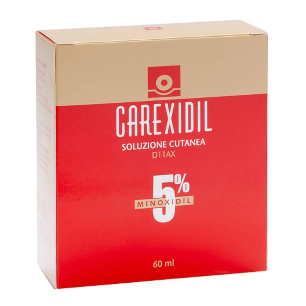 carexidil trattamento alopecia androgenica carexidil soluzione cutanea 5% 60ml - stimola la crescita dei capelli e combatte la caduta - foto 1