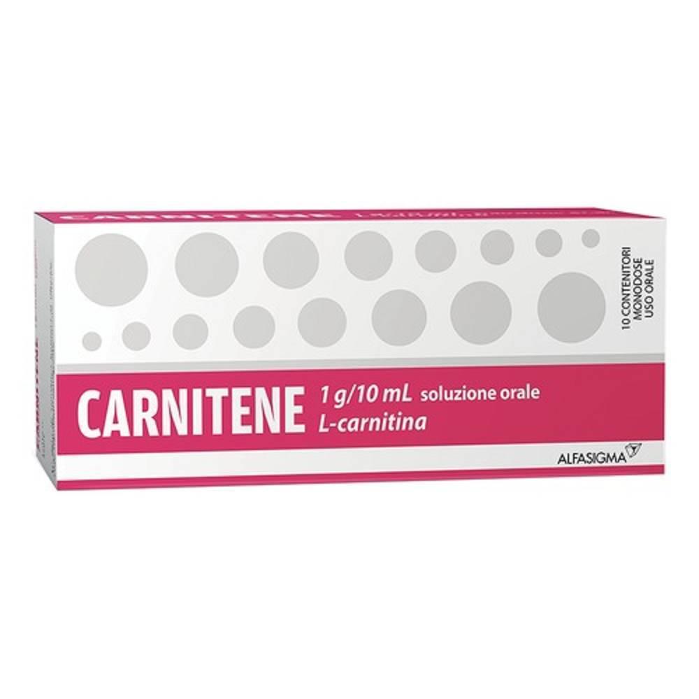carnitene soluzione per infusione di l-carnitina 10fl 1g/10ml - supporto metabolico e funzione mitocondriale per pazienti diabetici - foto 1