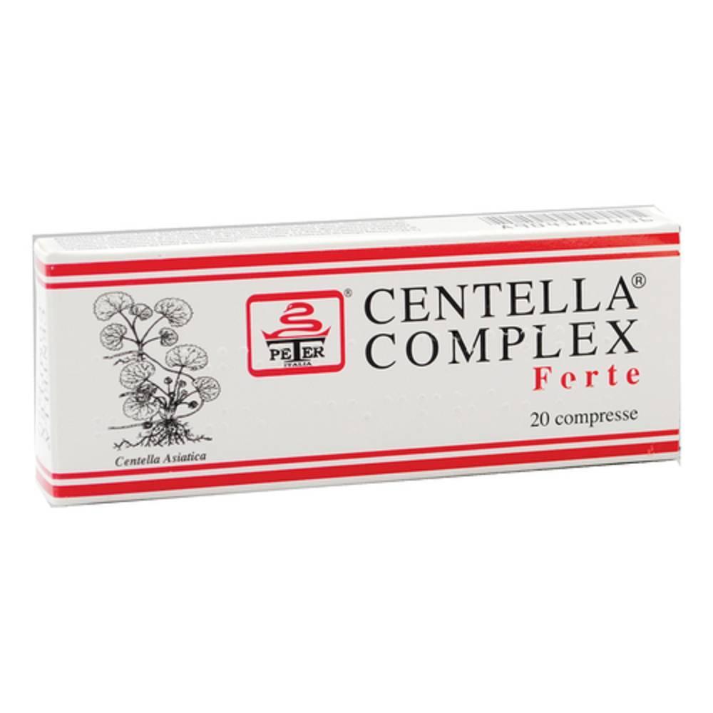 centella complex centella complex forte 20 compresse - integratore per metabolismo del microcircolo e benessere delle gambe e dei piedi - foto 1