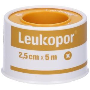 Cerotto leukopor mutuabile su rocchetto in tnt 500x2,5 cm per pelli sensibili, permeabile e indolore per medicazioni delicate