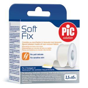 Cerotto tessuto non tessuto soft fix 2,5x500 cm per medicazioni su pelli delicate - fissaggio adesivo traspirante e indolore