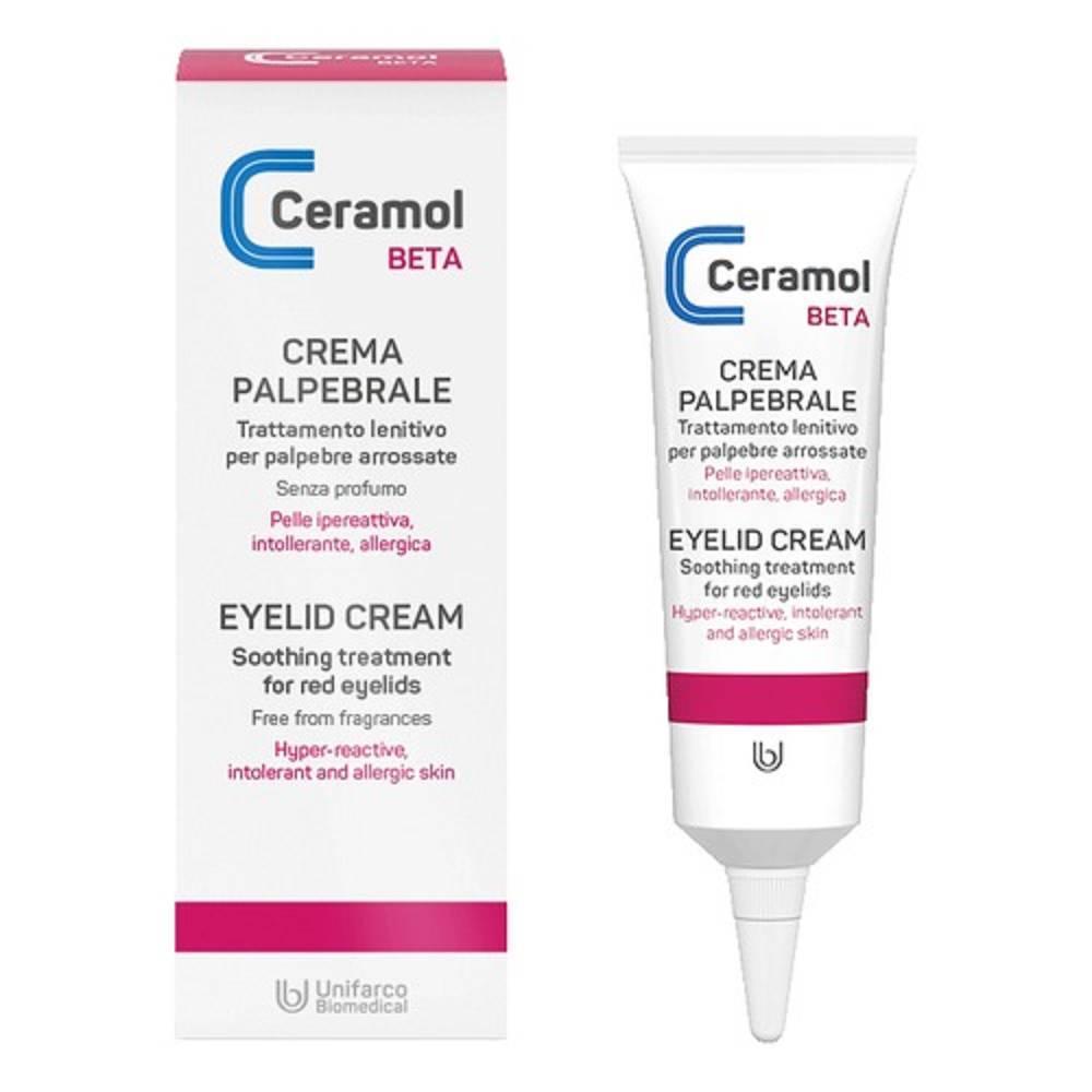 ceramol crema palpebrale lenitiva per arrossamenti localizzati - trattamento cosmetologico per pelle sensibile e ipereattiva, tubo da 10 ml - foto 1