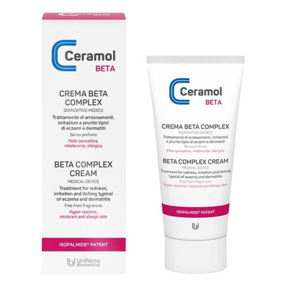 ceramol crema beta-complex 50ml - trattamento per dermatite atopica e irritazioni cutanee, senza cortisone e allergeni - foto 1