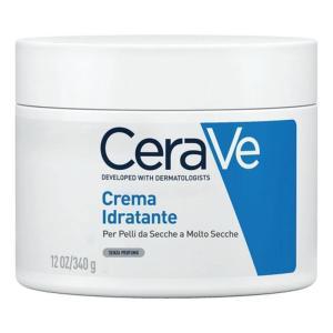 Crema idratante  340g per pelli secche e molto secche con ceramidi e acido ialuronico, formula ipoallergenica e non comedogena