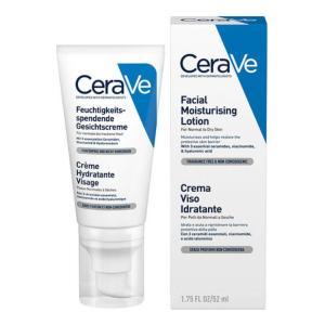 Crema viso idratante 50ml per pelli normali a secche con ceramidi e acido ialuronico, senza profumo e non comedogena