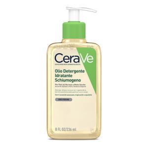 Olio detersivo idratante schiumogeno 236 ml per viso e corpo - deterge e idrata senza seccare la pelle, adatto a tutti i tipi di pelle