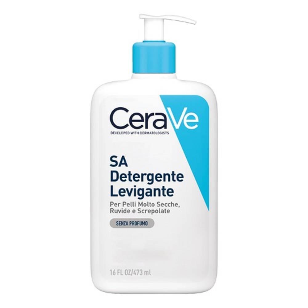 cerave gel detergente levigante cerave sa 473 ml per pelli secche e ruvide - esfolia, idrata e ripara con niacinamide e acido salicilico - foto 1