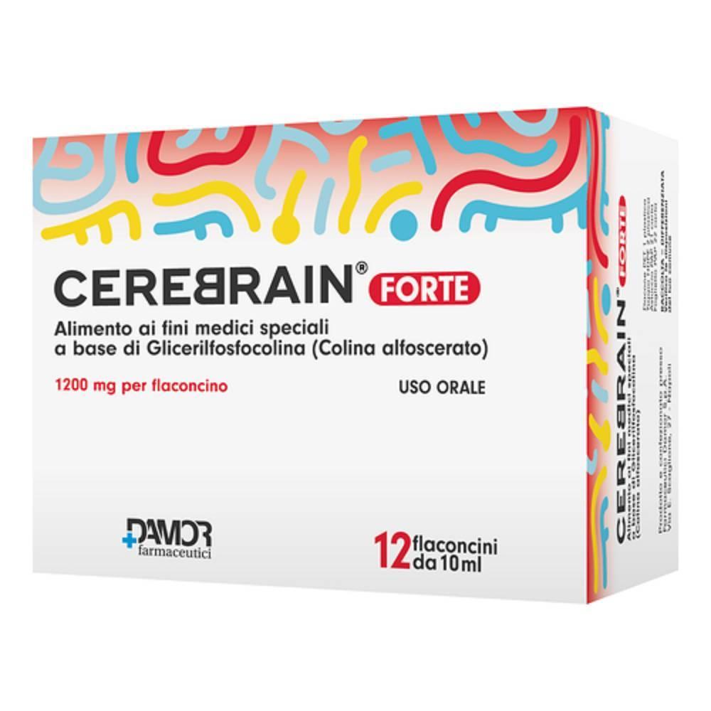celebrain cerebrain forte alimento a fini medici speciali per il declino cognitivo - 12 flaconcini da 15ml per sostenere la memoria e la cognizione - foto 1