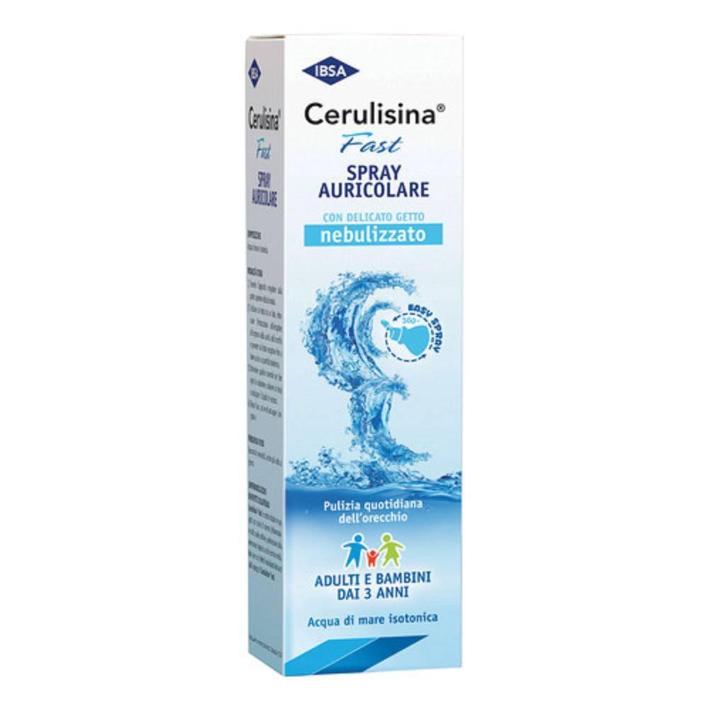 cerulisina spray auricolare cerulisina fast per adulti e bambini - soluzione isotonica per la detersione dell'orecchio e rimozione del cerume - foto 1