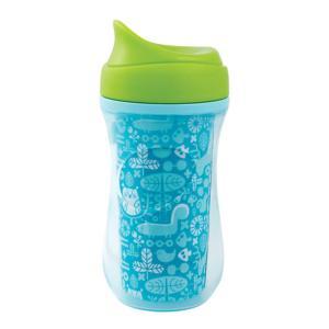 Cucchiaio angolato azzurro 8m+ per bambini - utensile ergonomico per una pappa facile e sicura