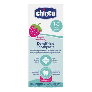Dentifricio fragola 50ml per bambini 12 mesi e oltre con fluoro e azione igienizzante, senza conservanti