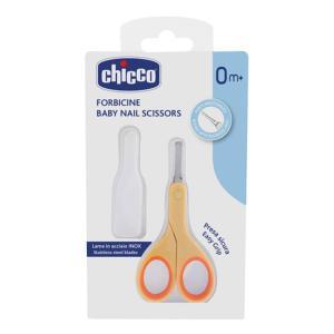 Forbicine anatomiche per bambino arancio in acciaio inox con lame ricurve e punte arrotondate per maggiore sicurezza