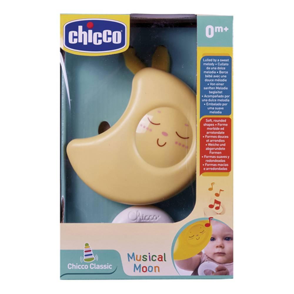chicco gioco ninna luna: il classico chicco con melodia culla per neonati e bambini con design morbido e arrotondato - foto 1