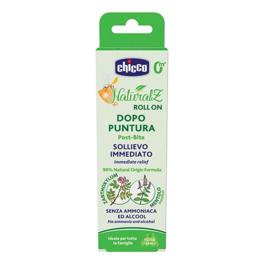chicco roll-on dopo puntura 10ml per pelle delicata - formula naturale con estratto di zanthoxylum e mentolo per rimedio ipoallergenico - foto 1