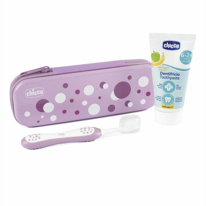 chicco ch set dentale 6m+ rosa - foto 1