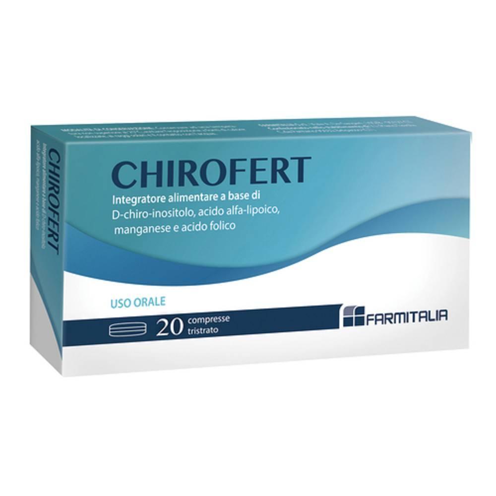chirofert integratore alimentare chirofert in compresse tristrato per il benessere dell'apparato uro-genitale e il contrasto allo stress ossidativo - foto 1