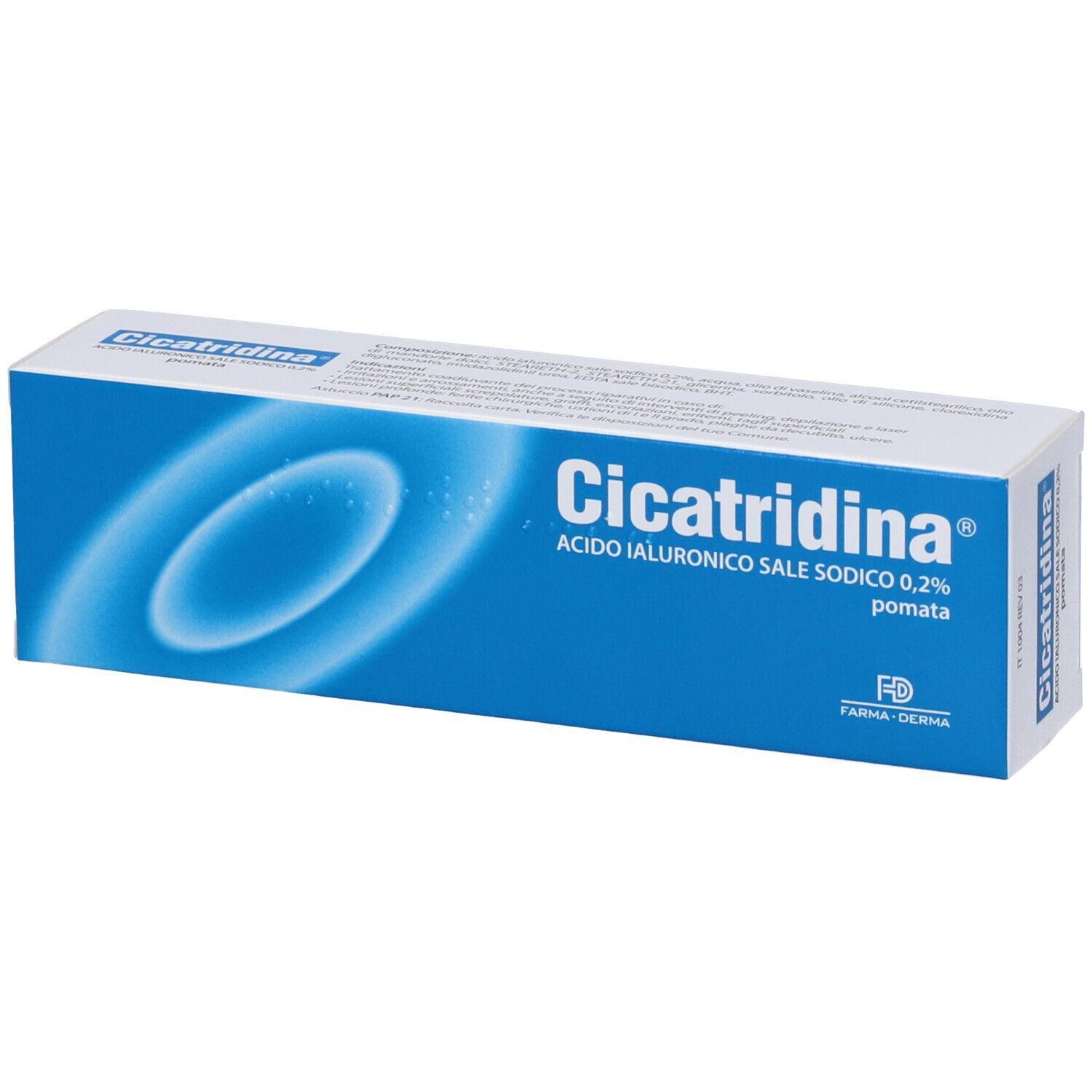 cicatridina pomata cicatridina 60g per il trattamento di irritazioni, lesioni e ustioni - dispositivo medico con acido ialuronico per riparazione tissutale - foto 1