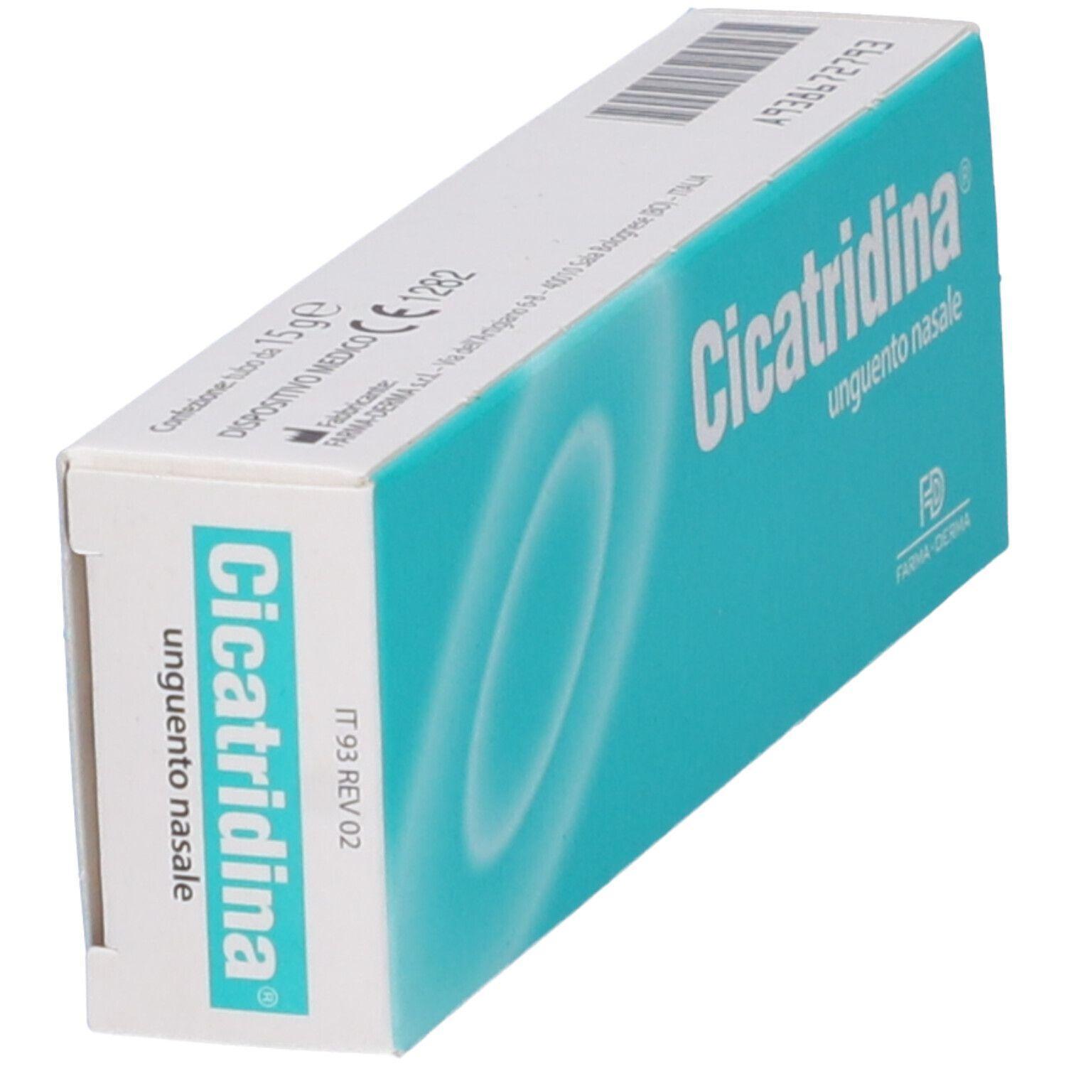 cicatridina unguento nasale cicatridina 15g con acido ialuronico - idrata, protegge e favorisce la riparazione della mucosa nasale - foto 1