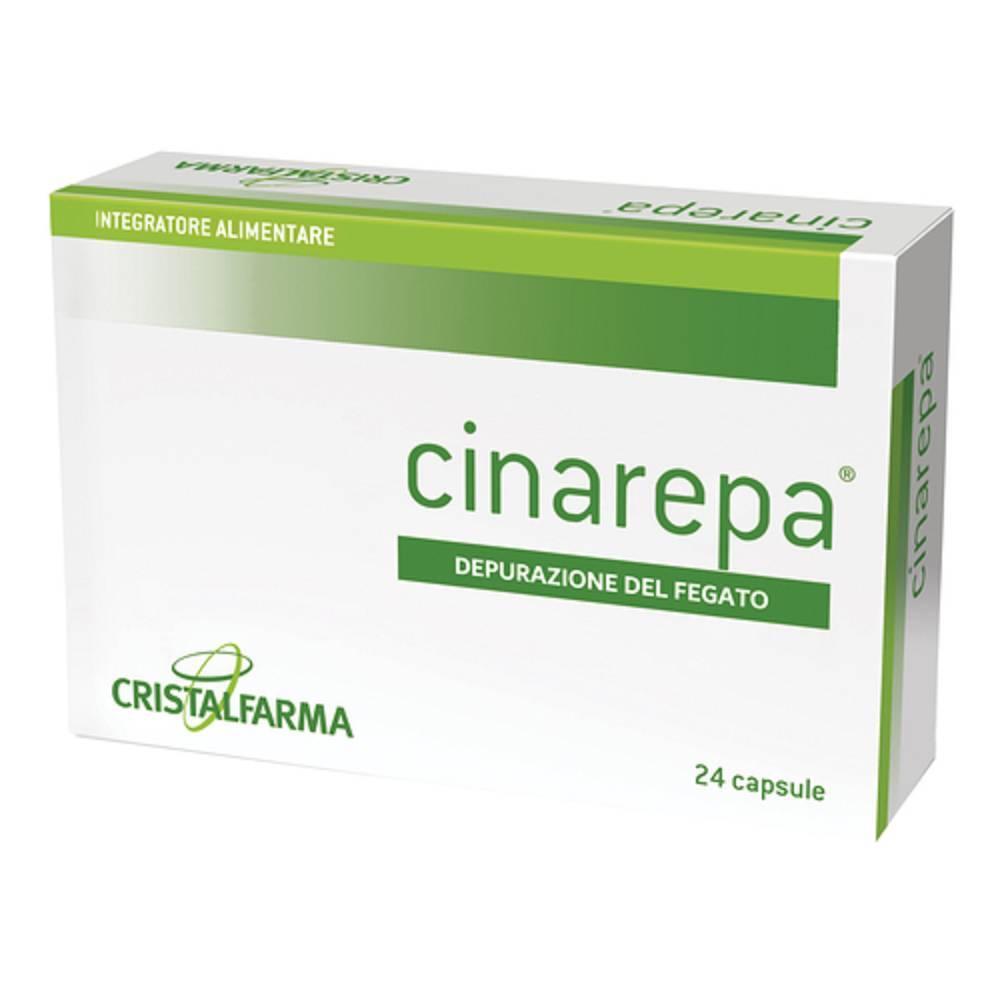 cinarepa integratore alimentare cinarepa 24 capsule con carciofo, tarassaco, curcuma e rosmarino per la funzionalità fisiologica del fegato - foto 1