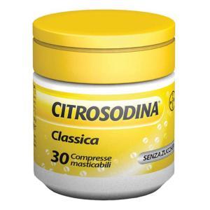 Compresse masticabili di bicarbonato di sodio  classica - senza zuccheri, ideali dopo i pasti - 30 compresse