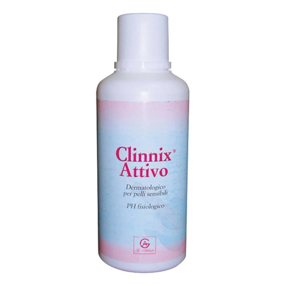 clinnix detergente dermatologico antimicotico e antibatterico clinnix attivo 500ml - shampoo doccia ph 4.5 fisiologico - foto 1