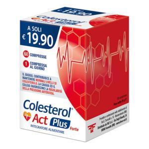 Integratore alimentare per il controllo del colesterolo - colesterol act plus forte 60 compresse con caigua e guggul