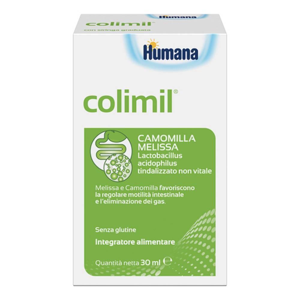 colimil integratore alimentare colimil 30ml con melissa, camomilla e fermenti lattici per la motilità intestinale e il benessere digestivo - foto 1